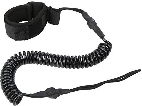 RiToEasysports Surf Leash,Surfing Foot Rope SUP Surfing Leg Rope Safety Protection Traction Rope Strap Adjustable Elastic And Flexible For Surfboards And Paddle Boards Boating Boating