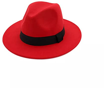 Baseballmütze Herbst Winter Filzhut Damen Große Krempe Hüte für Frauen Stil Vintage Hüte Lady Flat Brim Geschenke für Männer und Frauen