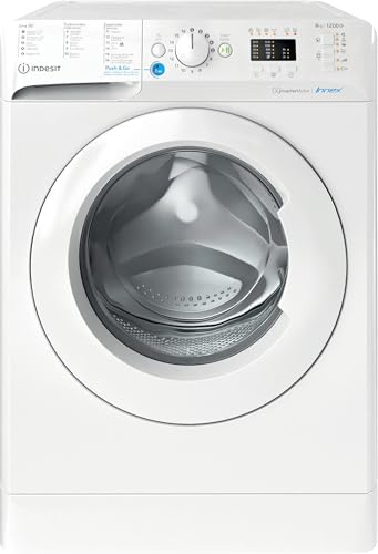 Indesit BWA 81285X W SPT N Lavadora de Carga Frontal de Libre Instalación, 8 kg, Blanco