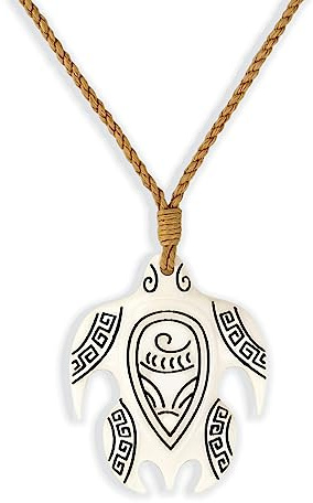 Nobel Surferkette Horn Turtle Rockabilly Hawaii-Kette Männer Frauen
