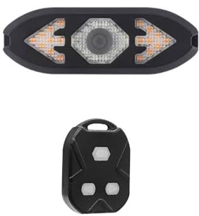XPJBKC Fahrrad Blinker, Blinker e Scooter mit Fernbedienung, USB Wiederaufladbares Blinker Fahrrad, Wasserdicht E Scooter Blinker für Ebike, Mountainbikes, Rennräder
