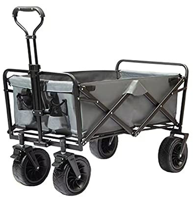 Chariot utilitaire pliable pour sports de plage, jardinage en plein air