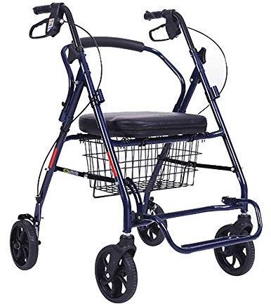 Rollator Pieghevole Rollator Walkers Rollator Walker Rollator Walker Pieghevole Mobility Walker Bracciolo Regolabile In Altezza Rollator Leggero Walker Per Anziani Con Seduta E Borse Portaoggetti