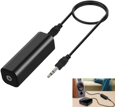 Isolatore Rumore Ground Loop, Filtro Rumore Anello Terra a Massa con Cavo Audio da 3,5 mm, Ground Loop Noise Isolator Portatile per Eliminare Ronzii Audio, Compatibile con Altoparlanti Auto PC