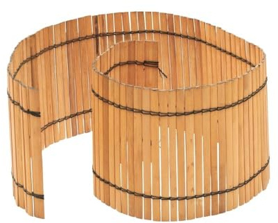 TerraGala Bambusmatte | Apus | 40cm x 200cm x 0,5cm | für Pflanzkübelverkleidung | Bambusabdeckung | wetterfeste Bambusmatte für Blumentöpfe