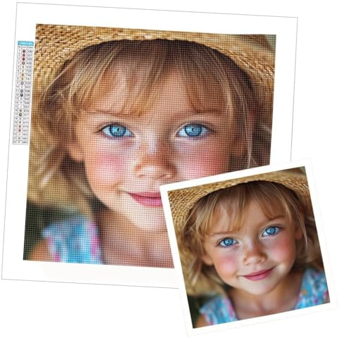Diamond Painting Erwachsene 20x20cm Diamond Painting Eigenes Foto, 5D Full Drill Diamant Paintings Bilder personalisiert, Create Your Own Picture Diamant Malerei Set, Unique DIY Gift & Home Deco f-41