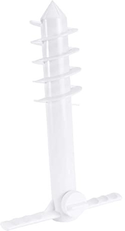 VANZACK Ancre de Parasol de Plage Abs Renforcé Piquet à Visser Spirales Support Portable Anti-Vent pour Parasols de Jardin et Plage Fixation Stable Sable et Terre