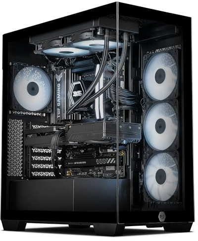3XS Gaming PC | Vindicta RX 9070 XT | AMD Ryzen 7 9800X3D | 32GB DDR5 6000MHz RAM | 2TBNVMe M.2 SSD | WiFi | 850W PSU | 240mm Liquid Cooler | AI Ready | Windows 11