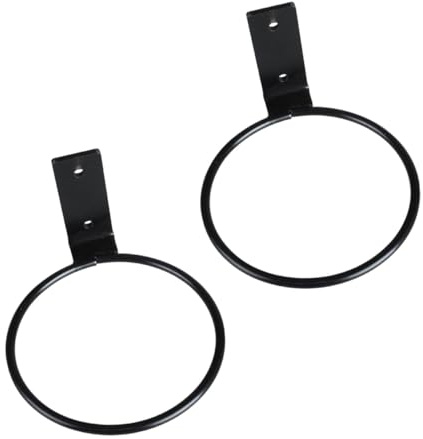SHINEOFI Soportes para Macetas de Hierro 2 Piezas (15 Cm) para Jardín Interior y Exterior, Estantería de Herrería Resistente para Macetero de Pared, Diseño Práctico y Ligero
