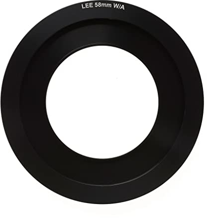 LEE Filters LEE100 FHWAAR58C Wide-Angle Adapter Ring 58mm Diameter Black Camera Accessory