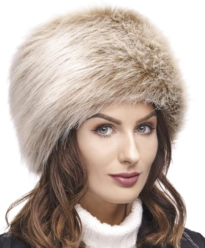 Futrzane Classic Kosakenmütze - Fellmütze Damen Winter - Pelz Russische Mütze