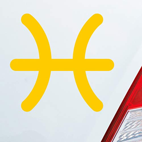 Hellweg Druckerei Pisces Fische Sternzeichen Sterne Horoskop Auto Aufkleber Sticker Heckscheibenaufkleber