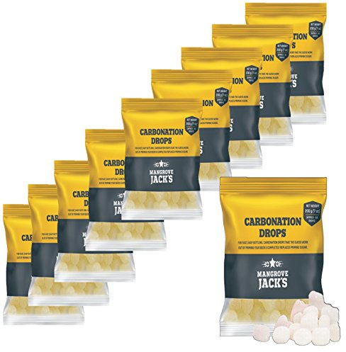 10x Mangrove Jacks Carbonation Drops 60 200g Sugar Tablets for Priming Beer