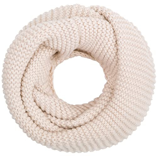 Faera klassischer Loopschal Loop Winterschal Strickschal für Damen und Herren Schal Winter Herbst Strick