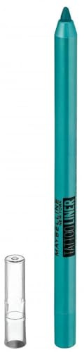 Maybelline New York – Gelstift mit Tattoo-Effekt für Augen – wasserfest mit extremem Halt bis zu 36 Stunden – Tattoo Liner – Arctic Skies (806)