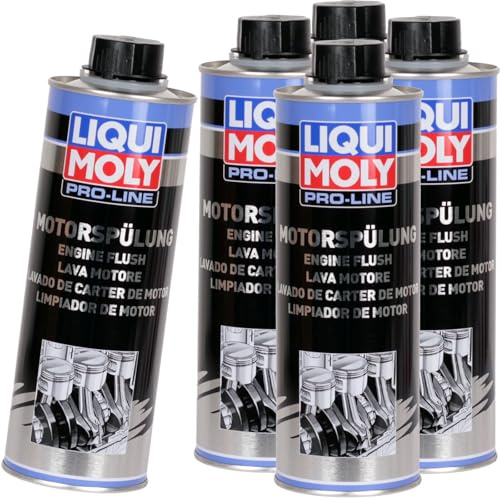 BandelOne enthält 5x 500ml Liqui Moly Pro-Line Motorspülung Motorreiniger Öl Zusatz Benzin/diesel