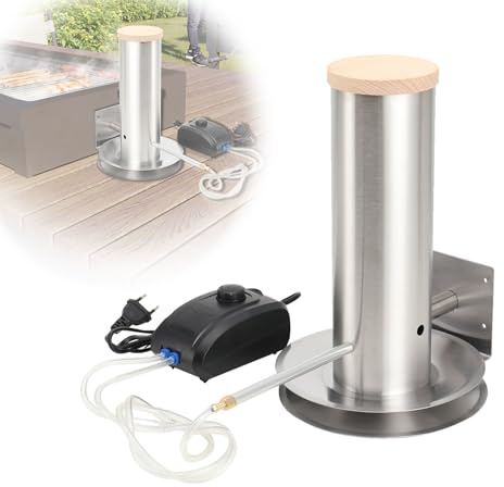 CDZHLTG Générateur de Fumée Froide, Générateur de Nourriture pour Fumer avec Pompe, Fumeur Portable Infusion Fumée Fraîche pour Fumer la Viande Froide ou Chaude, Barbecue