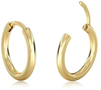 MILACOLATO Petites Boucles d’oreilles Or pour Femmes Hommes 8MM