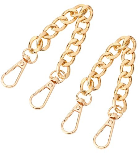 Hariendny 20 cm Schlüsselanhänger mit Karabiner - 2 Stuck Brieftasche Kette in Gold
