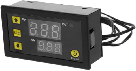 JECOMPRIS Digitale Zeitrelaisplatine Fürs Auto Zeitrelaisplatine Temperaturreglerplatine Dc