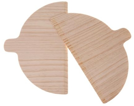 Cáscara De Pizza De Madera - Espátula Para Transferir Pan De Pizza, Juego De 2 Paletas Para Pizza | Tabla Para Pizza Semicircular De Larga Duración, Cáscara De Pizza De Madera, Cáscara Para Hornear Pa