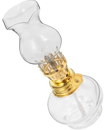 DIYEAH Kleine Glas Öllampe 4.5 Zoll Winddicht Für Innenbereich Notbeleuchtung Und Dekoration Umweltfreundliche Petroleumlampe Mit Einfachem Design