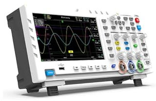 MELEDFCFK Générateur d'entrée à Double Canal 1014D Oscilloscope numérique Portable Oscilloscope Multimètre numérique 100 MHz * 2 2 en 1(1014D Standard)
