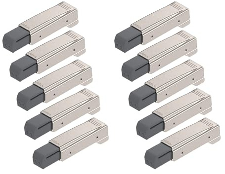 BLUM V105A033S082 Türdämpfer BLUMOTION Tür-und Möbel-Dämpfer mit Softclose Eckbänder zum Nachrüsten, 10 Stücke