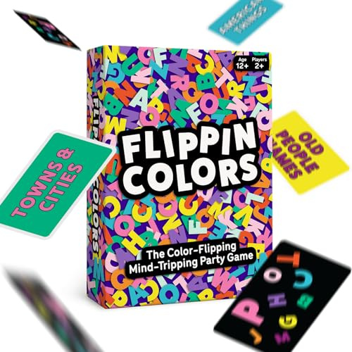 Lucky Egg Flippin’ Colors – Fast-Paced Family Games for Kids and Adults | 150 Cards & Gameboard | Hilarious Party Games of Quick Thinking & Shouting | Fun Board Games for Family Game Night, Ages 12+