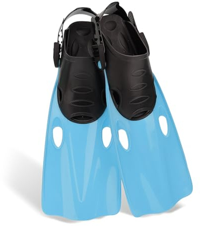 Aletas de esnórquel unisex, equipo de buceo, aletas de natación, aletas ajustables, aletas de entrenamiento para adultos, hombres y mujeres