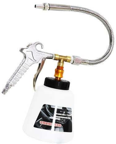 Xanorrg Limpiador Profesional De Motor Automóvil Giratorio 360 Soplador Modo Doble Fuerte Fácil Usar para Mantenimiento Motocicletas Equipo Limpieza Motor Fuerte