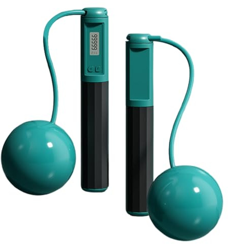 Kabelloses Springseil – kabelloser Fitnesstrainer – Übungs-Springseil mit Zähler | für Training, Fitnessstudio, Workout, Fitness, Zuhause, drinnen und draußen, Damen, Herren, Erwachsene, Kinder