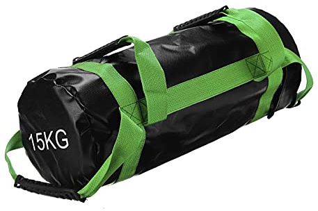 YNZUNMY Sandsäcke für Fitness,Gewichtssack,Sandbag 5-30kg Gewichtheben Doppel-End-Sandsack-Boxen-Fitness-Training Multifunktionale körperliche Trainingsübung(15KG)