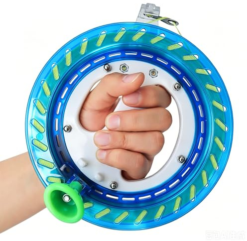 HONBO Kite String Spool for Adults and Kids,Kites String Reel with Bearing Structure, Foldable Handle, 300m/1000ft Line - Ideal Kite Flying Accessories