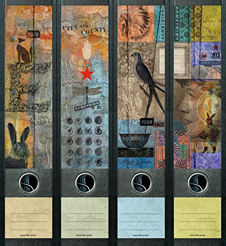 File Art AJ468 Design Etiketten Ordnerrückenschilder