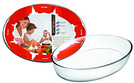Fuente HORNO OVAL KRISTALL 23X16X5 cm