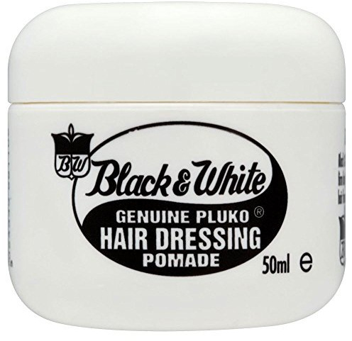 Black & White Pomade Haarwachs – Normaler Halt 50 ml x 2