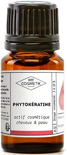 MY COSMETIK - Phytokératine - Actif cosmétique - Soins de la peau et des cheveux - 100% d'origine végétale - Qualité cosmétique - 10 ml