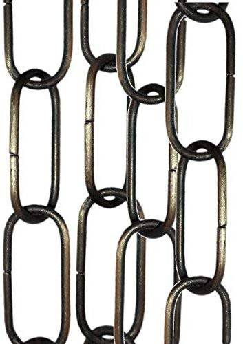 Art Deco Emporium Lighting Pendant, Mirror or Picture Suspension Chain in Antique Brass Finish Priced per 47cm