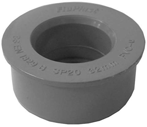 FLOPLAST Soil Pipe Boss Boss Adaptor - Solvent 32mm (36mm) - Bag of 2