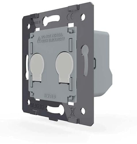 livolo Cristal Touch interruptor de luz Interruptor enchufes inalámbricos interruptor de cambio etc. en gris 500.00W, 250.00V