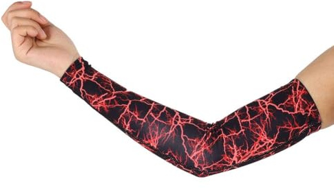 Alomejor Manicotti Sportivi Protezione per Manica da Braccio Traspirante da Basket Fascia da Sole Protettiva Elastico per Esterna