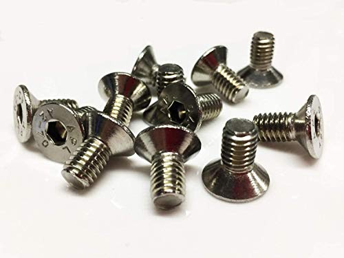 M6 x 12 A2 Edelstahl Innensechskant Senkkopf Maschinenschrauben Pozi Senkkopfschraube DIN 965-12 Pack