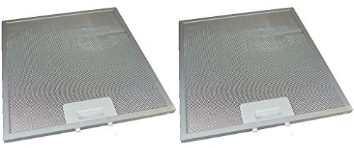 Cooker Hood Metal Mesh Grease Filters 280mm x 320mm Pack of 2 compatible with AEG Beko Belling