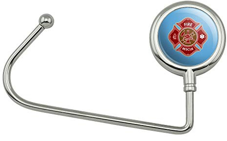 GRAPHICS & MORE Firefighter Fire Rescue Maltese Cross Purse Bag Hanger Holder Hook