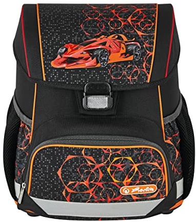 Herlitz Schulrucksack Loop Jugend Schulranzen Rückentasche | Volumen 16L | Herren Damen Uni Sportlich | Für Studenten Alltag | Geräumig Haltbar | Mechanic, Mehrfarbig, Optimal