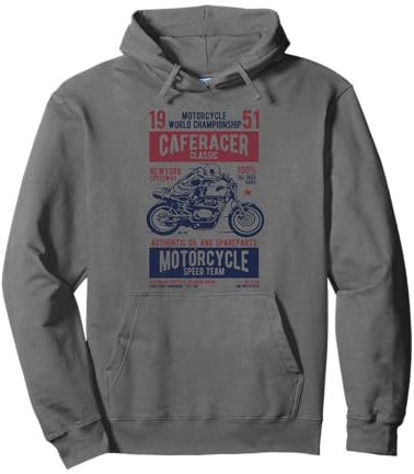Retro Cafe Racer Clothing Motorcycle Pullover Hoodie