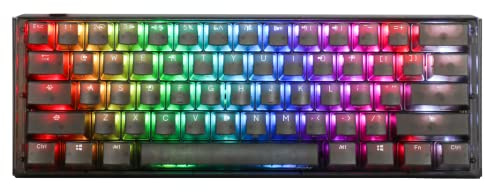 Ducky One 3 Aura Black Mini Gaming Tastatur, RGB LED - MX-Blue (US)