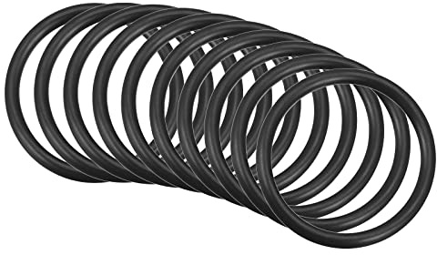 QUARKZMAN 10 Stück Nitrilkautschuk O Ring Ersatzgummi 30mm x 25,2mm x 2,4mm für Wasserhahn Klempner Reparatur Dichtung Verbindung, Schwarz
