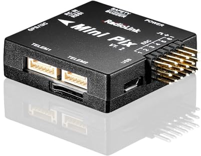 Radiolink Mini Pix Flugregler Flight Controller V1.2 FC für 3-6-Achsen-FPV-Drohne/Hubschrauber/Flugzeug/Quad/Auto/Boot, Autoflugroute und Rückkehr